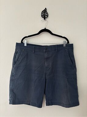 Weatherproof Navy Ripstop Cargo Shorts Sz 38 🌊